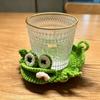 Non-Slip Woven Frog Coaster Pressable Drink Insulation Pad Gift Water Cup Mat Cafe Use
