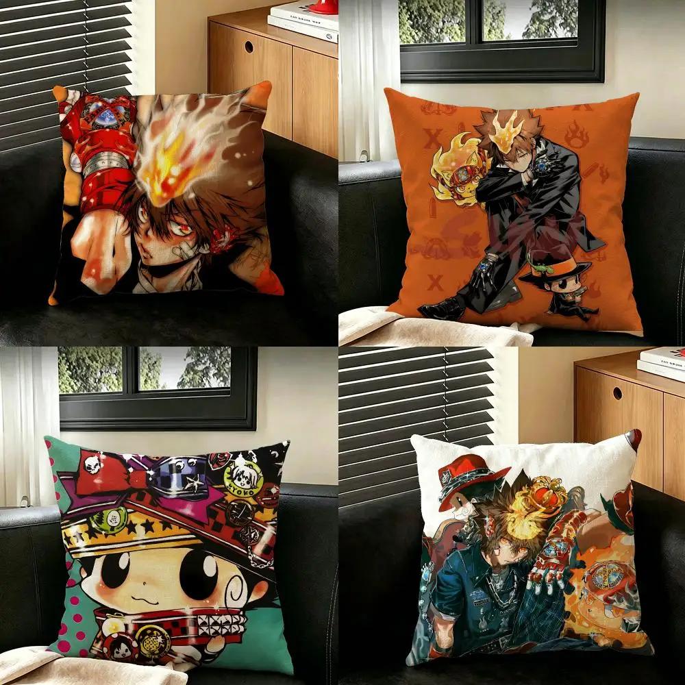 Anime TTsuna Cushion Cover Creative pillowcases for interior decoration office living room home Car hot