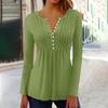 Long Sleeve Shirts For Women Fall Fashion Dressy Casual Blouses Trendy Pleated Tunic Tops For Leggings