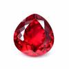 THAI Blood Red Ruby 15 Ct Pear Shape CERTIFIED Natural Loose Gemstone For Her