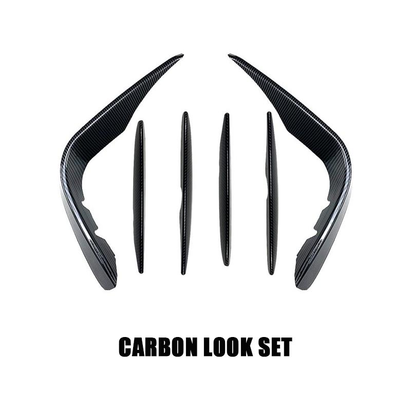 Подходит для Mercedes Benz Аксессуары GLC Класс GLC260 GLC300 GLC43 AMG X253 2016-2019 Передний бампер Сплиттер Canard Противотуманные фары Отделка