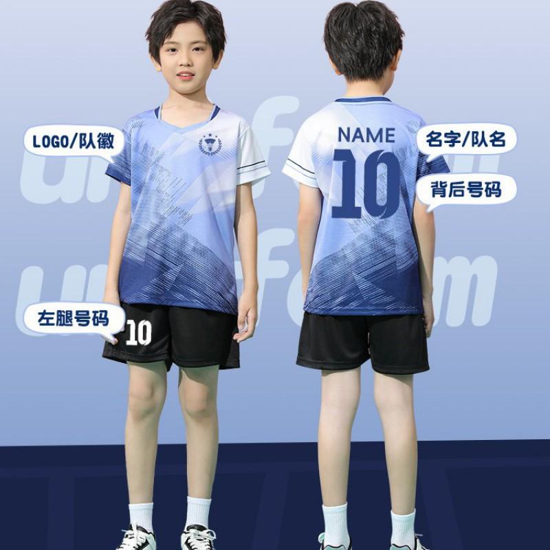 Kids Badminton Uniform Set Quick Dry Training Shirt Shorts Boys Girls Team Sports