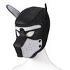 Puppy Play Dog Hood Mask Neck Collar  Bondage Hood Mask Restraint Harness Full Head Ears Halloween Mask Sex Toy For Couples