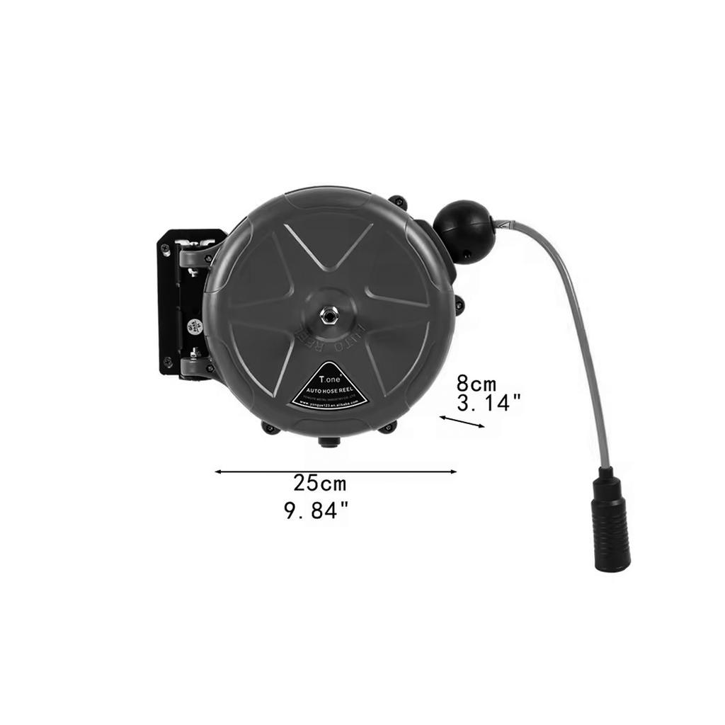 10 метров ПУ трахея самосжатие, автоматическая телескопическая катушка для шланга, автоматическая катушка, барабан подвесной