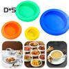 4 шт., силиконовые крышки для пищевых продуктов, хорошая герметизация, пылезащитные, утолщенные, без BPA, безопасные для мытья в посудомоечной машине чехлы для пищевых продуктов