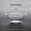 ZISIZ Disposable Crystal Plastic Bowls