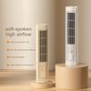 Bladeless Tower Fan 1200mAh Portable Desk Fan Table Fan Mini Vertical Air Conditioner  USB Rechargeable for Home Dorm