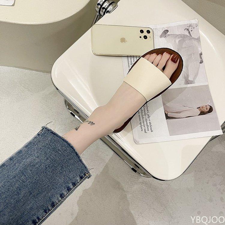 Женские сандалии 2024 года, летние повседневные удобные пляжные тапочки, модные сандалии на плоской подошве, женские уличные тапочки с закрытым носком Zapatillas Muje