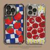 Чехол для Apple iPhone 15Pro Max 16 16Plus XS MAX 12 15 14 Pro XR 13 11 11Pro Прозрачный чехол Мультяшные помидоры