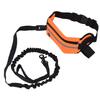 Hands Free Dog Leash Detachable Zipper Bag Reflective Strip Design Hands Free Flexible Waist Dog