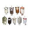 Handmade Decoration Ornament RusticAnimal Wind Chimes Unique Resin Hanging Animal Chimes Decor for Garden PatioWindow