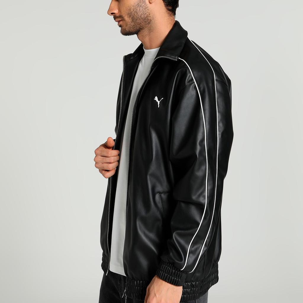 PUMA Chamarra Unisex De Cuero Sintético T7 627191-01