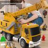 Инерционный кран XL, игровой набор с маленьким транспортным средством и сюжетной музыкой
