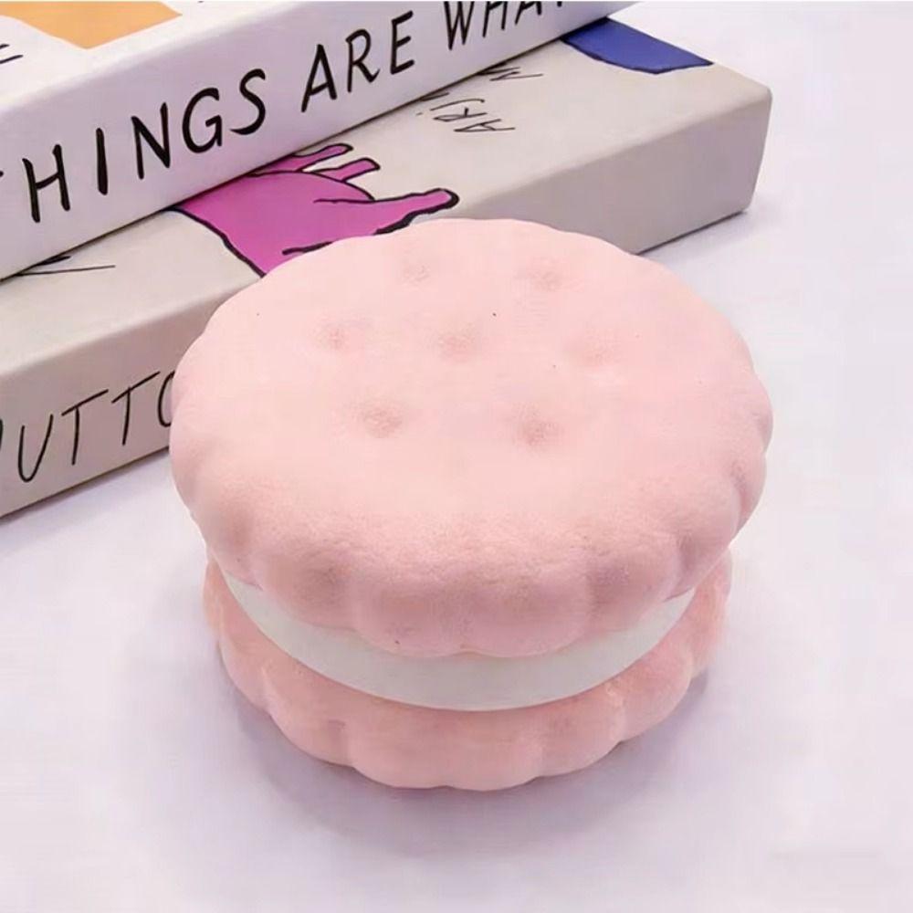Soft Texture Slow Rebound Cake Toy Portable Squeeze Toy Squishy Toy Simulated Cake Educational Toy