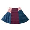 ONITSUKA TIGER Классическая модная ретро полосатая лоскутная повседневная юбка женская, разноцветная 2182A102-807