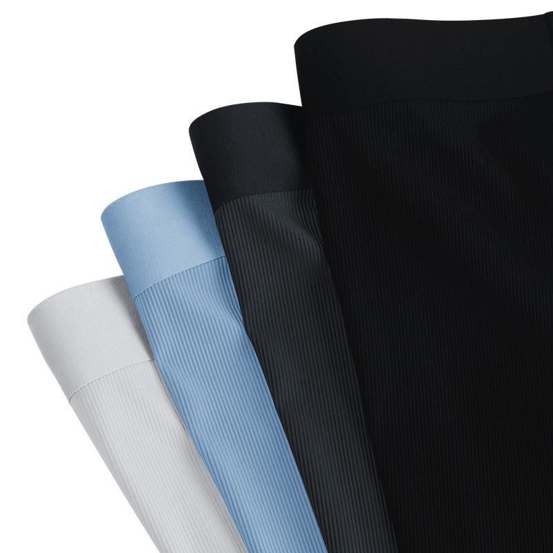 Роскошные мужские бесшовные дышащие боксеры Ice Silk — быстросохнущие и модные