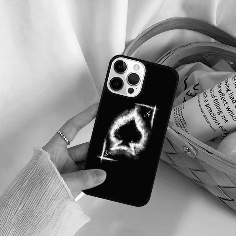 Чехол для телефона с изображением игральных карт для покера для iPhone 17 Air 16 15 14 11 12 13 Pro MAX Plus coque Чехол-оболочка