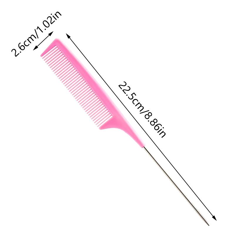 Антистатическая расческа, Расческа для запутанных прямых волос, Расческа для хвостика для девочки, Пластиковая профессиональная салонная расческа для стилиста