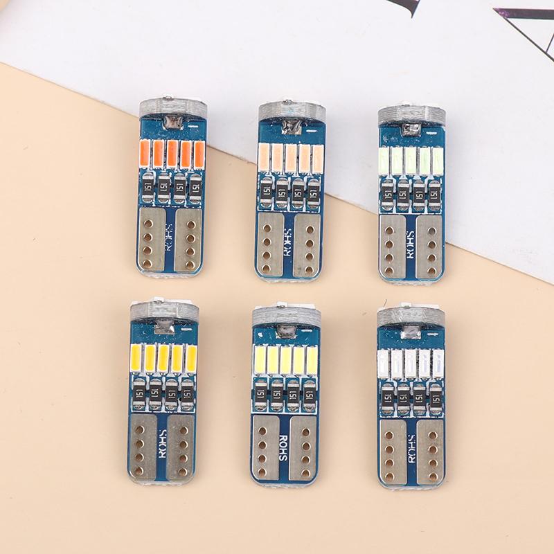 4 шт. T10 W5W Светодиодная 194 Canbus Лампа 4014/15 SMD 12V Для Салона Автомобиля Лампа Для Чтения Габаритные Огни Лампочки Номерного Знака Купольный Сигнал