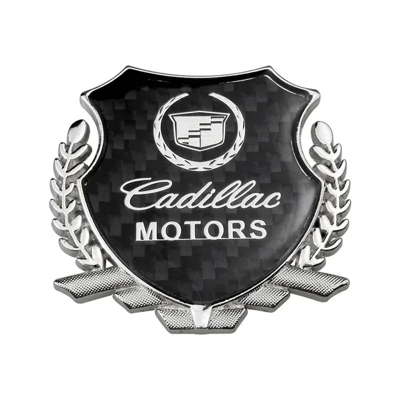 Значок из углеродного волокна Наклейка на боковое стекло автомобиля для Cadillac Escalade CTS ATS SRX Deville BLS XT4 XT5 XT6 STS XTS SLR XLR CT4 CT5 CT6
