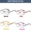 Flowers Vintage Ultra Light Frame Anti-Blue Light Eyeglasses Eye Protection Reading Glasses