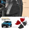 Настоящая мягкая карбоновая наклейка для Suzuki Jimny JB74 JB64 2019 2020 2021 2022 2023 2024 2025 Боковая декоративная панель центральной консоли автомобиля