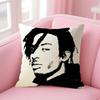 PPlayboi CartiI Rapper Cushion Cover Natural Linen Pillow Case DoubleSided Print Decorative Sofa Pillowcase Home Decor Gift