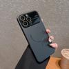 Применимо к чехлу для мобильного телефона iPhone11promax Новый большой вырез 11 Матовое покрытие с ощущением кожи 11 Продвинутый вид 11pm Магнитное крепление