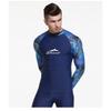 Mens Quick-Dry Rash Guard Long Sleeve UV Protection Swim Shirt Snorkeling Diving Water Sports