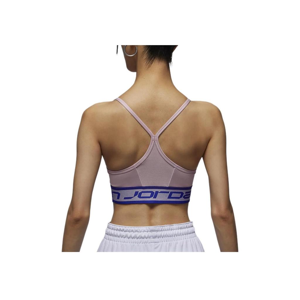 Jordan Indy Low-Intensity Support Letter Comfortable Sports Bra Women Underwear Pink-Purple-Red Harmony-Blue Gray-Purple-Red FB4096-513