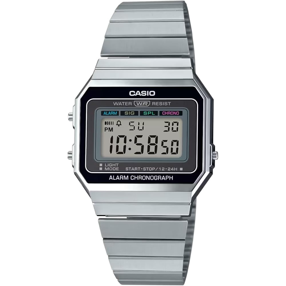 Casio A700W-1A Women's Digital Fashion Quartz Watch Gray