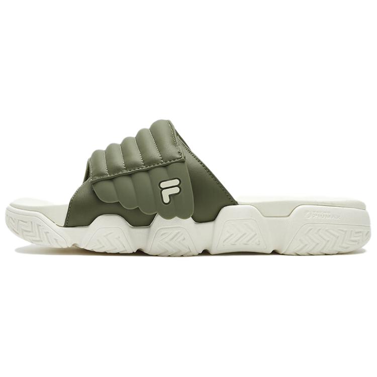 Fila Fusion Шлепанцы Buster Удобные Повседневные Шлепанцы Мужские тапочки Белый Зеленый T12M421503FCG