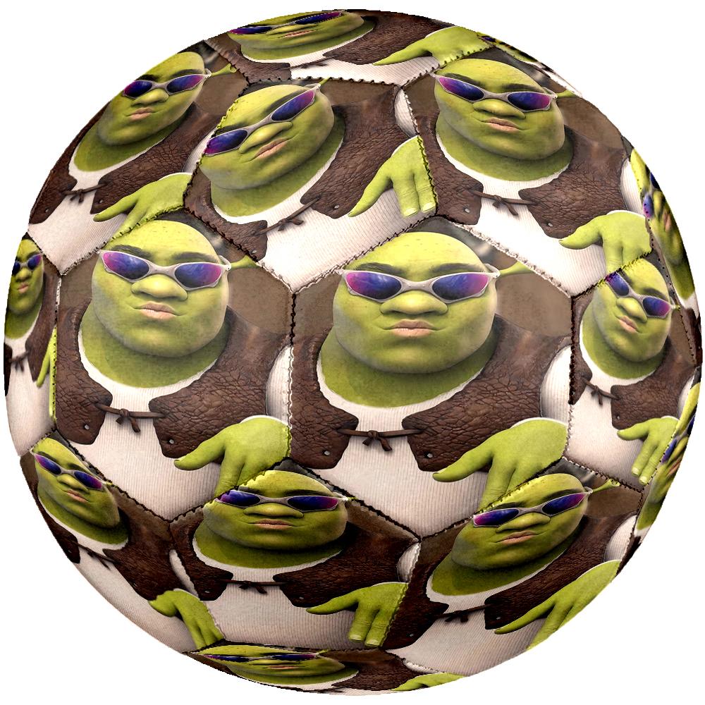 Shrek Theme Size 5 Soccer Ball, Suitable for Both Indoor and Outdoor Matches, a Gift Suitable for Everyone.