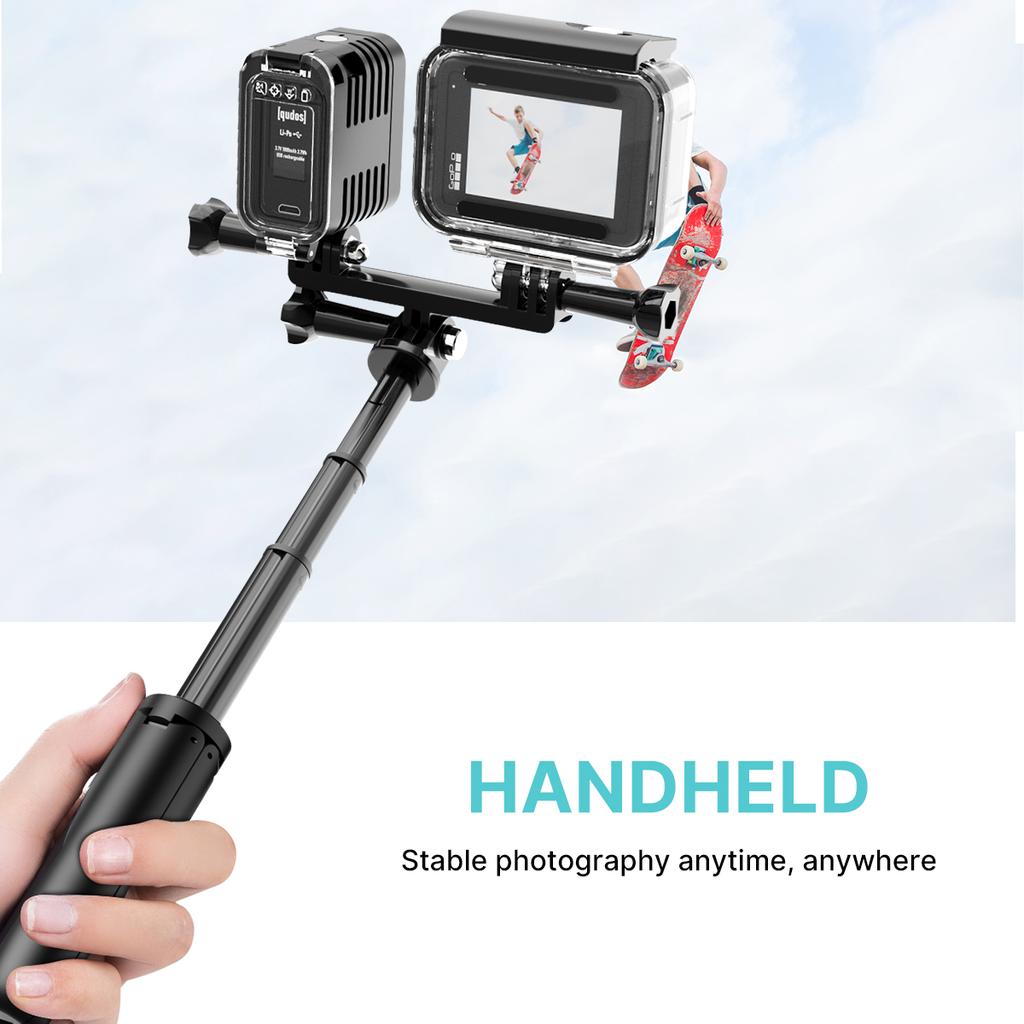 Складной штатив для Gopro Mini Портативный монопод Vlog Штатив для Go Pro Hero Black Session Osmo Action Camera Аксессуар