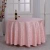 Hotel Tablecloth Round Square Rectangular Table Tablecloth Table Skirt Jacquard Pink Gray Navy Blue Watermelon Red Purple