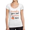 Футболка Femme col Rond Decollete Pumpkin Spice And Everything