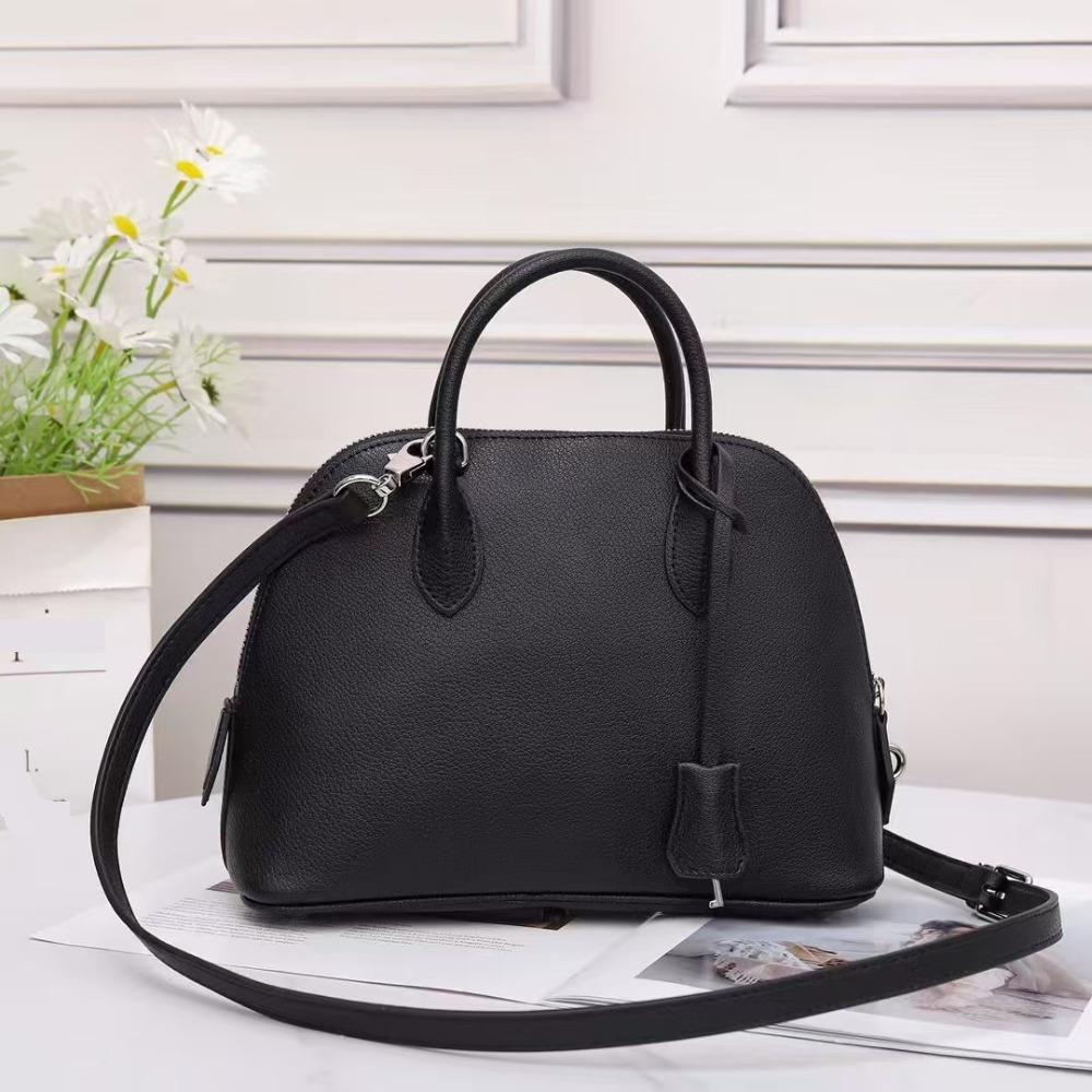 Сумка-кошелек из кожи с верхним слоем для женщин + универсальная и высококачественная кожаная сумка для боулинга через плечо