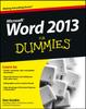 Книга Word 2013 For Dummies