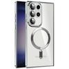 Case for Samsung Galaxy S22 Ultra, Electro MagSafe, silver