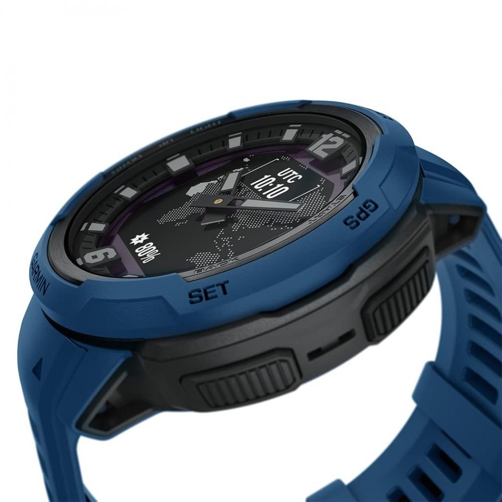 Garmin Instinct Crossover Dual Power Tidal Blue Suica совместимые с солнечной зарядкой совместимые прочные уличные GPS-часы умные часы [подлинные японские P
