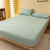 1 Piece Of Solid Matte Bedsheet, Dark Green Bedspread For Bedroom, Bedding (Excluding Pillowcases)