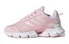 Детские низкие беговые кроссовки Climacool Fabric Breeze, розово-белые, модель GZ4019