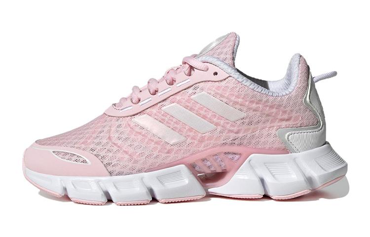 adidas Детские низкие беговые кроссовки Climacool Fabric Breeze, розово-белые, модель GZ4019