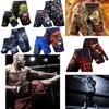 Men MMA Shorts Boxing Lion Printing Workout Muay Thai Gym Sports Pants Jiujitsu Fight Wear