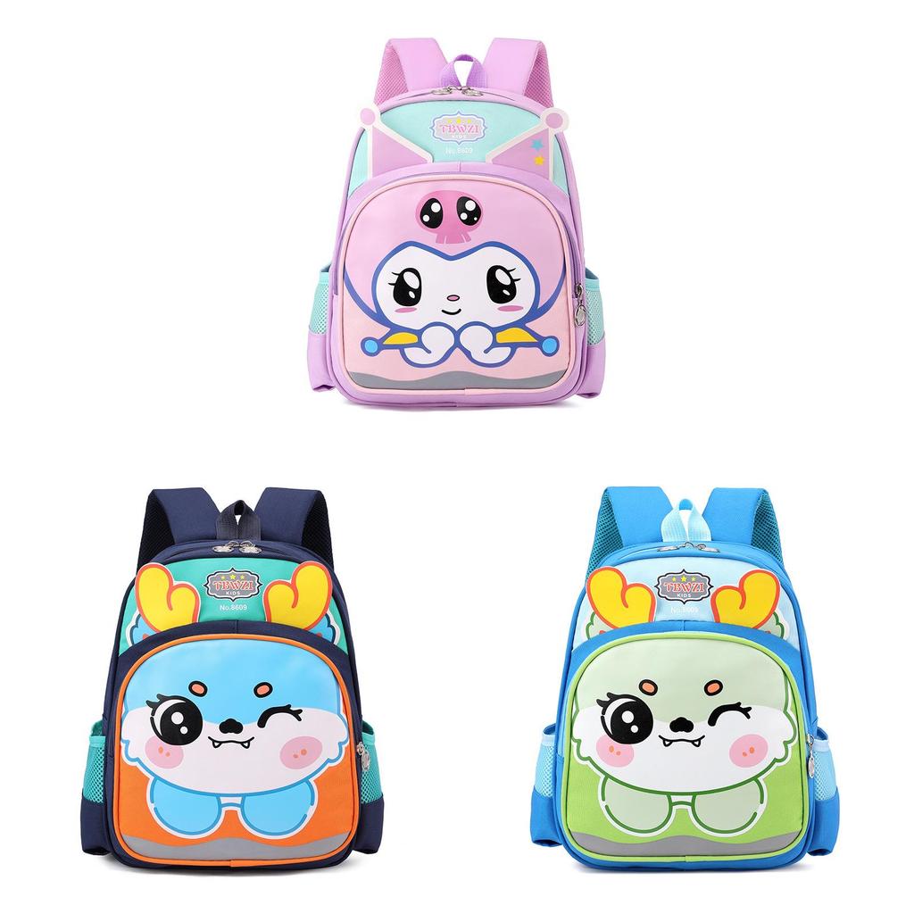 Kuromi Kids School Backpack With Breathable Nylon And Air Cushion Straps For Preschool Children