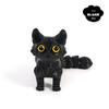 6.3/4.72 inch 3D Printed Cute Cats Movable Joint Fidget Toys Stress Relief Decompression Desktop Ornament Kid Toy for Kids Gift
