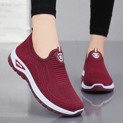 Женская обувь Летняя обувь Женская обувь Повседневная дышащая обувь для ходьбы Обувь для мам среднего и пожилого возраста