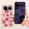 Чехол для Huawei Nova 15 Pro Capa Цветок Бабочка Корпус Телефона Huawei nova 15Pro 15 Ultra Funda Мягкий Силиконовый ТПУ Задняя Крышка