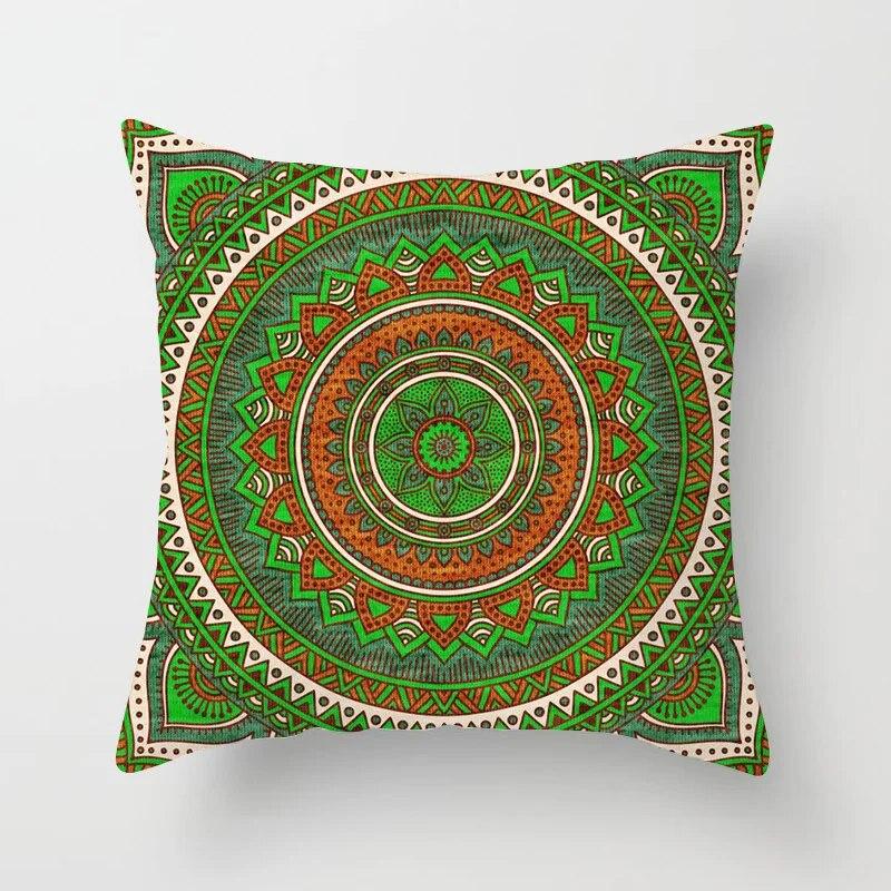 Multi-Printing Sofa Pillow Covers Bedroom Home Decor Car Office  Mandala Pattern Cushion