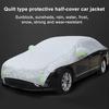 Car Cover Against Hail Windproof Car Hail Protector with Reflective Strips Thicken Hail